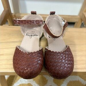 Monkey Feet Brown Kids Dress Shoes